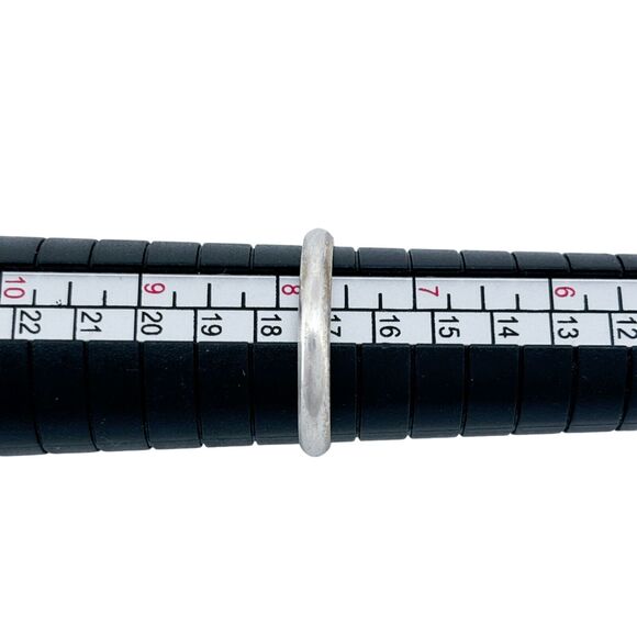 Vintage Sterling Silver 925 IBB 2.7mm Band Ring Size 7.75 - Picture 5 of 7